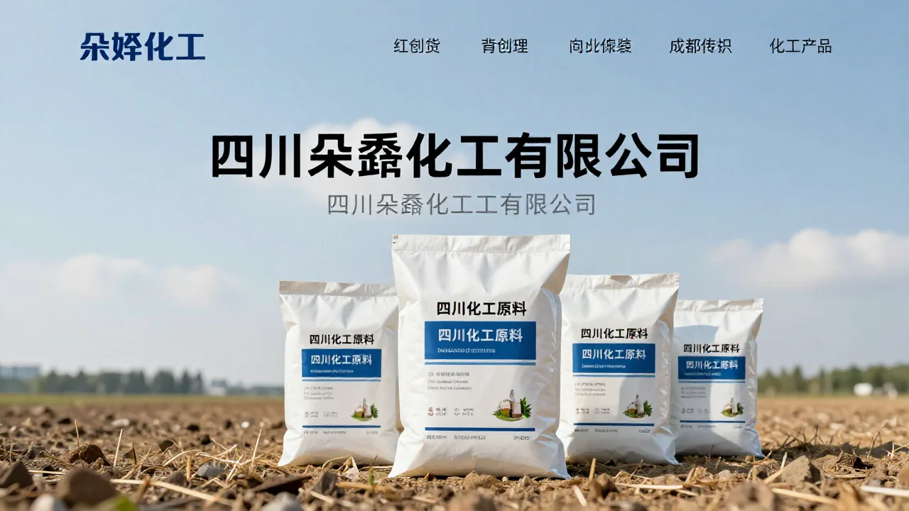 四川朵燊化工有限公司 首页主视觉